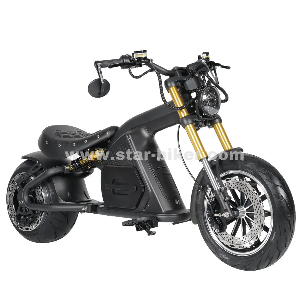 Star-Biker Bobber Custom [85 Km/H] 85 Km/H / 35 Ah Schwarz